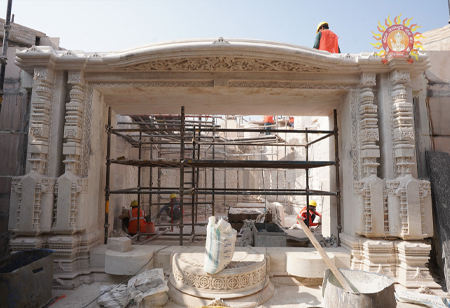 GS of Trust Shares the First Look of Ram Mandir